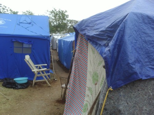 Alleyway in Matthew 25 IDP Camp