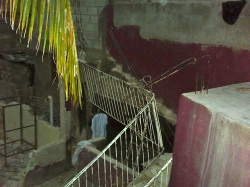 Cracked Stairs to Evel's House